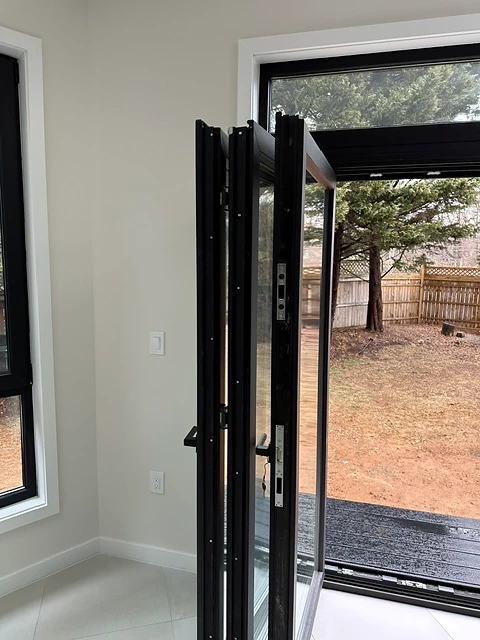 Exterior renovation — glazed door system