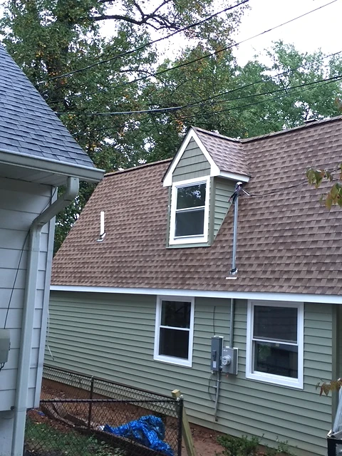 Exterior renovation — roof and siding