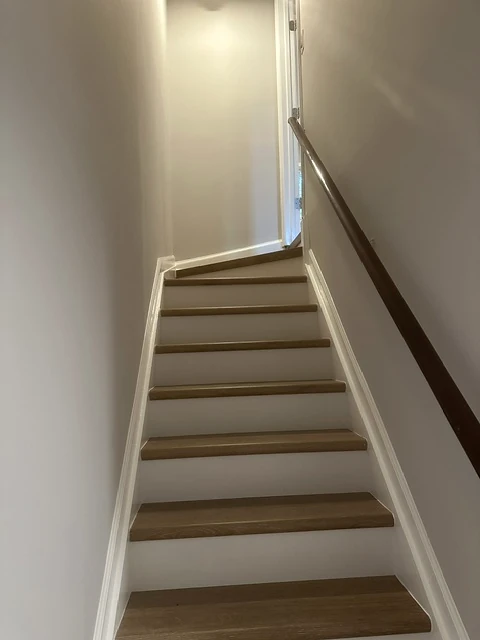 Interior renovation — finished room