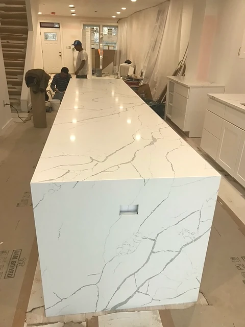 Kitchen island — finished detail