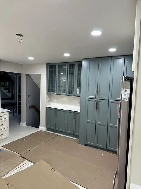 Kitchen renovation — custom storage